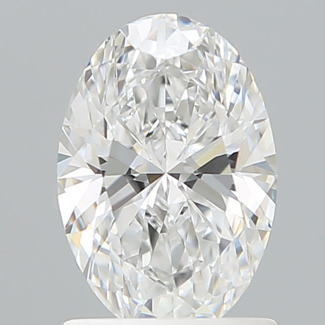 1.30 Carat Oval Shaped, Ideal Cut, D Color, VVS1 Clarity, IGI Certified Lab Grown Diamond