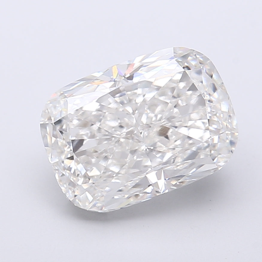 4.34 Carat Cushion Shaped, Very Good Cut, F Color, VVS2 Clarity, IGI Certified Lab Grown Diamond