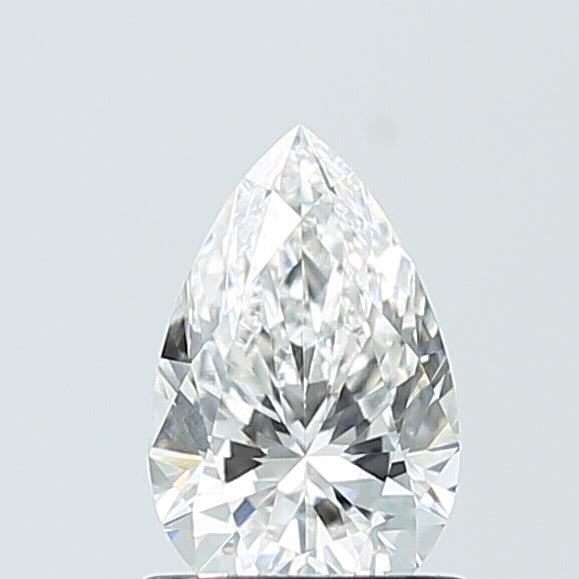 1.02 Carat Pear Shaped, Excellent Cut, D Color, VVS2 Clarity, IGI Certified Lab Grown Diamond