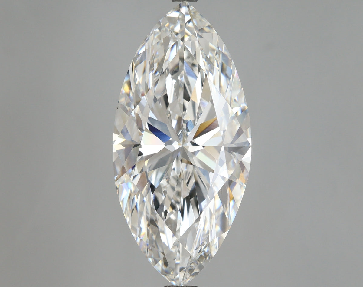 8.44 Carat Marquise Shaped, Ideal Cut, F Color, VVS1 Clarity, IGI Certified Lab Grown Diamond