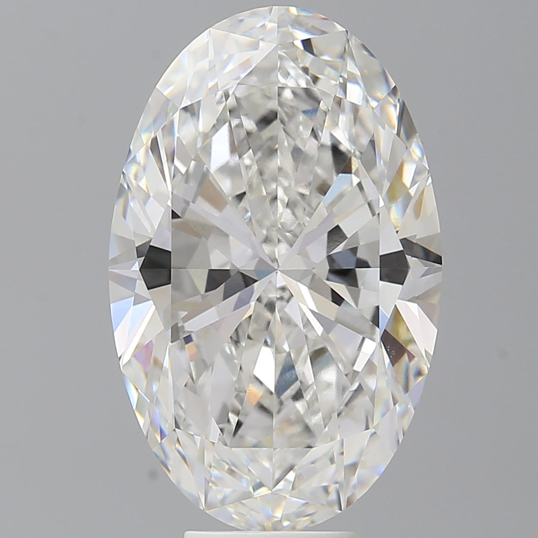 9.40 Carat Oval Shaped, Ideal Cut, F Color, VVS2 Clarity, IGI Certified Lab Grown Diamond