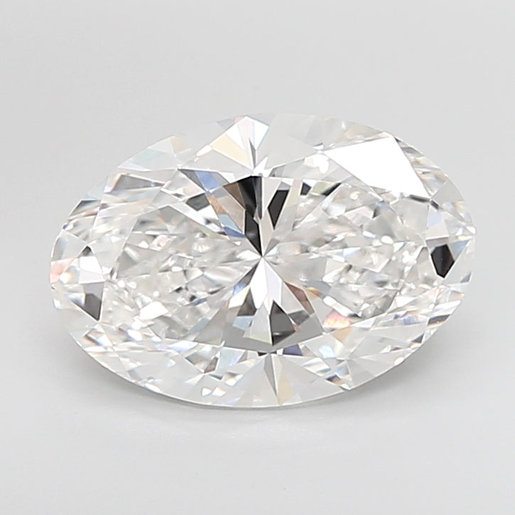6.02 Carat Oval Shaped, Excellent Cut, E Color, VVS2 Clarity, IGI Certified Lab Grown Diamond