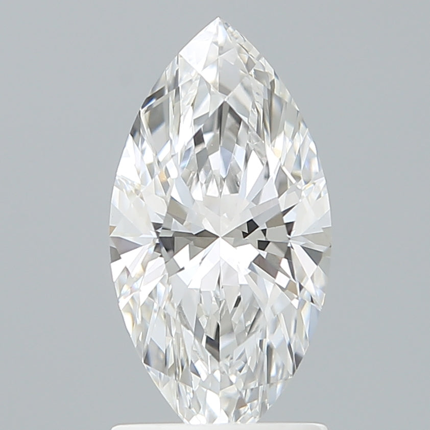 1.54 Carat Marquise Shaped, Ideal Cut, E Color, VVS2 Clarity, IGI Certified Lab Grown Diamond