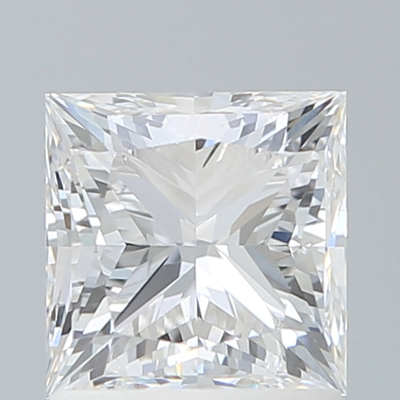 1.57 Carat Princess Shaped, Excellent Cut, E Color, VVS2 Clarity, IGI Certified Lab Grown Diamond