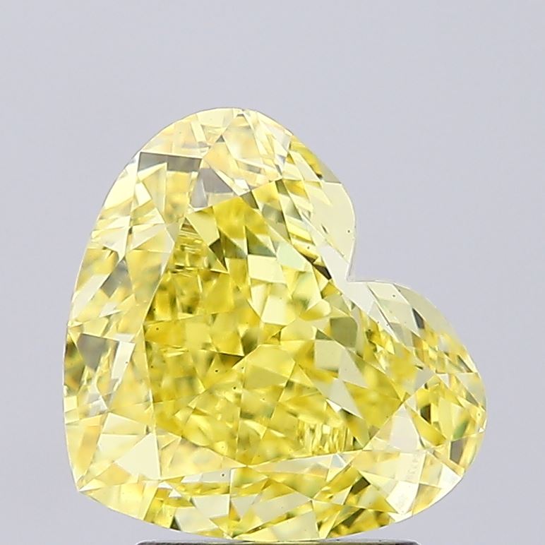 3.06 Carat Heart Shaped, Ideal Cut, VS1 Clarity, IGI Certified Lab Grown Diamond