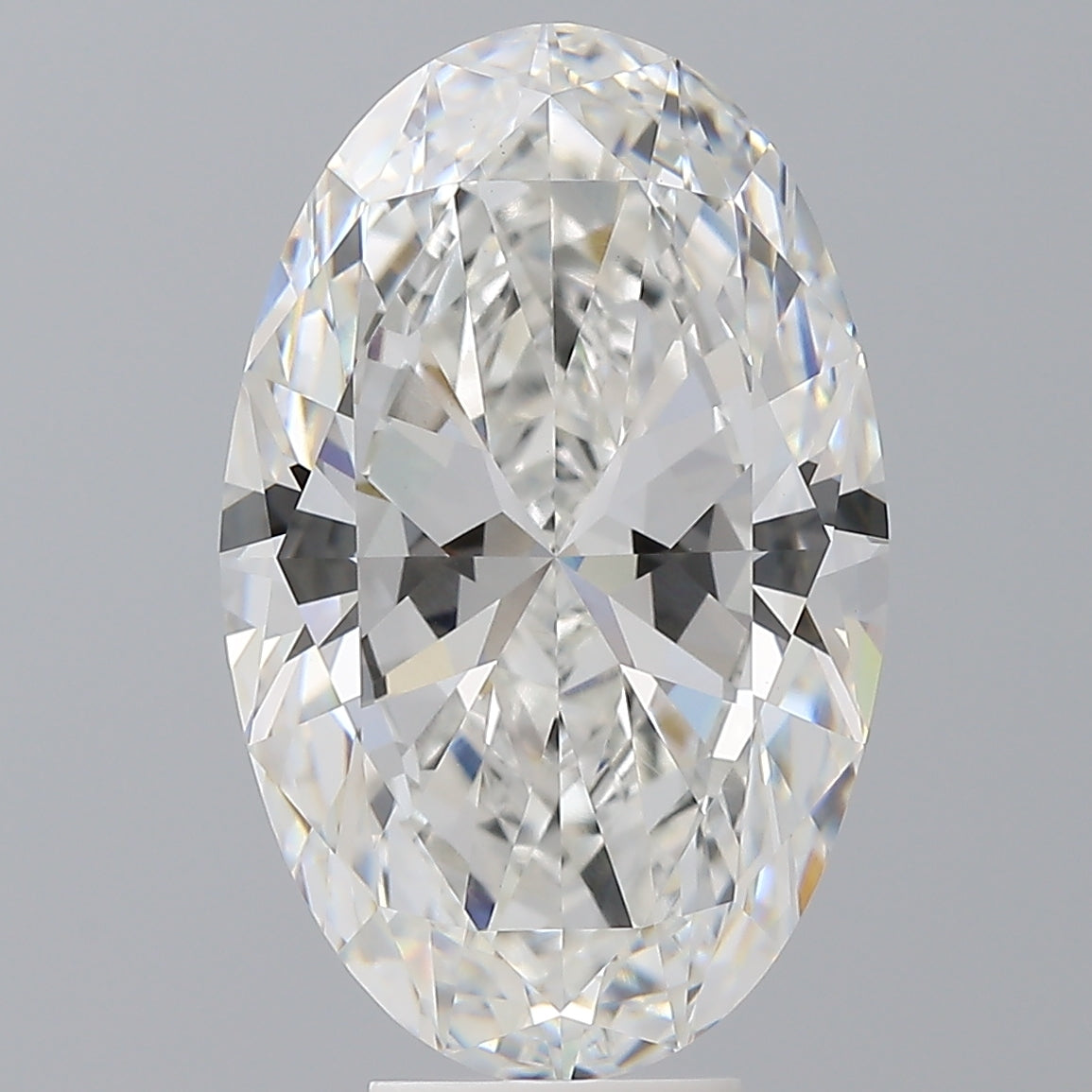 7.57 Carat Oval Shaped, Ideal Cut, F Color, VVS2 Clarity, IGI Certified Lab Grown Diamond