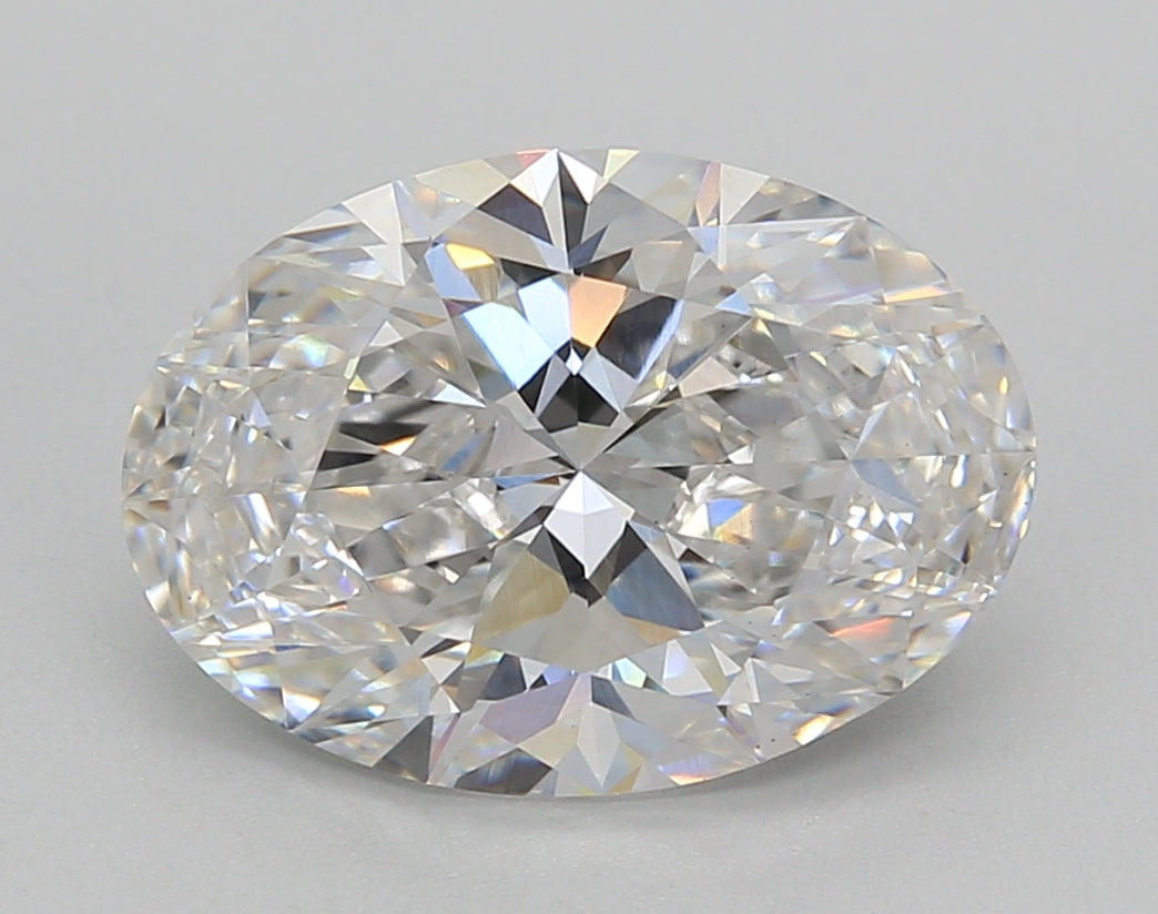 4.02 Carat Oval Shaped, Ideal Cut, E Color, VS1 Clarity, IGI Certified Lab Grown Diamond