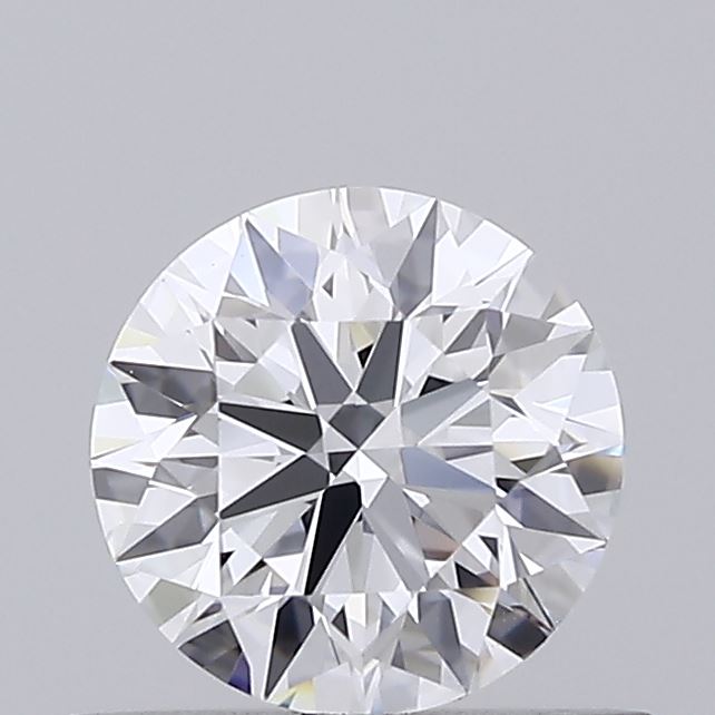 0.53 Carat Round Shaped, Ideal Cut, D Color, VVS2 Clarity, IGI Certified Lab Grown Diamond