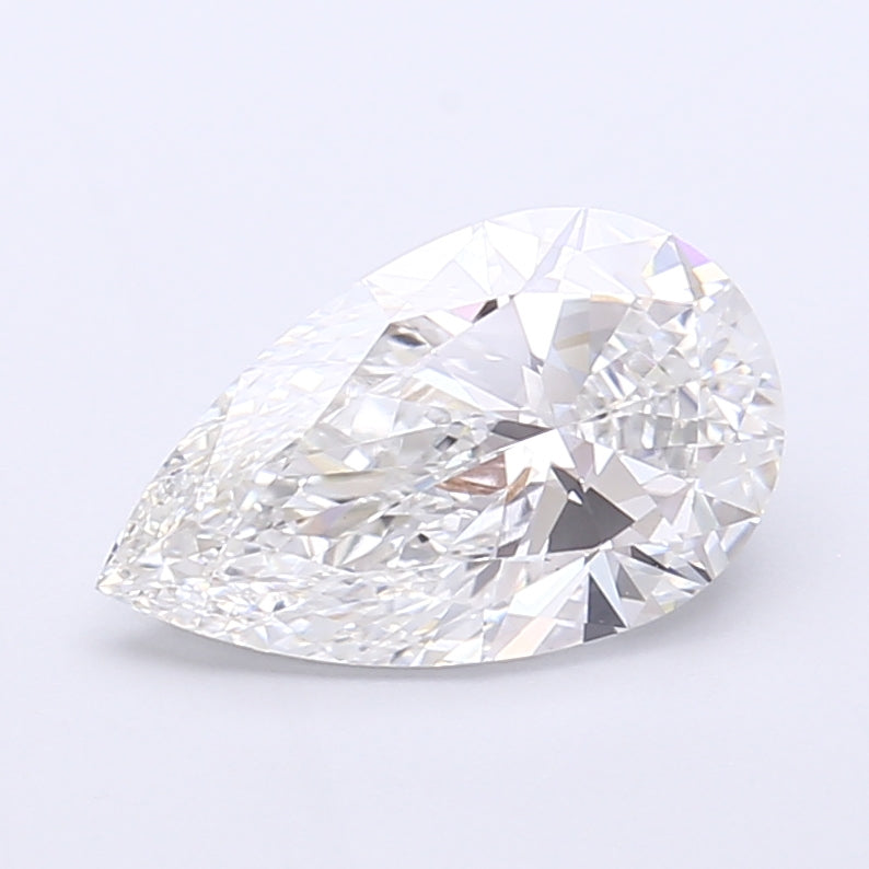 2.01 Carat Pear Shaped, Very Good Cut, E Color, VVS2 Clarity, IGI Certified Lab Grown Diamond