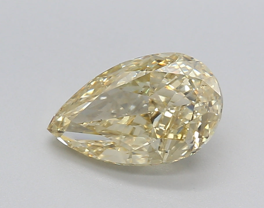 1.60 Carat Pear Shaped, Excellent Cut, VS1 Clarity, IGI Certified Lab Grown Diamond