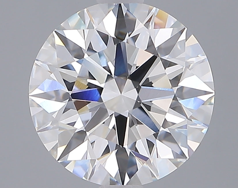 3.07 Carat Round Shaped, Ideal Cut, E Color, VVS2 Clarity, IGI Certified Lab Grown Diamond