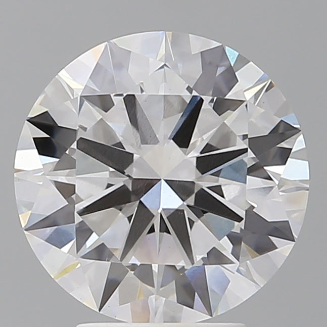 4.03 Carat Round Shaped, Excellent Cut, E Color, VVS2 Clarity, IGI Certified Lab Grown Diamond