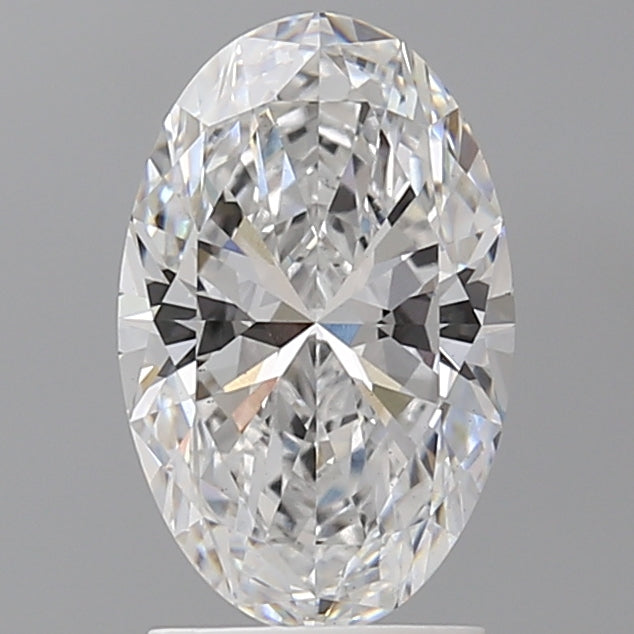 2.10 Carat Oval Shaped, Ideal Cut, D Color, VS1 Clarity, IGI Certified Lab Grown Diamond