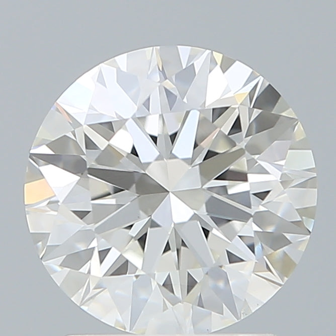 2.07 Carat Round Shaped, Excellent Cut, E Color, VVS2 Clarity, IGI Certified Lab Grown Diamond