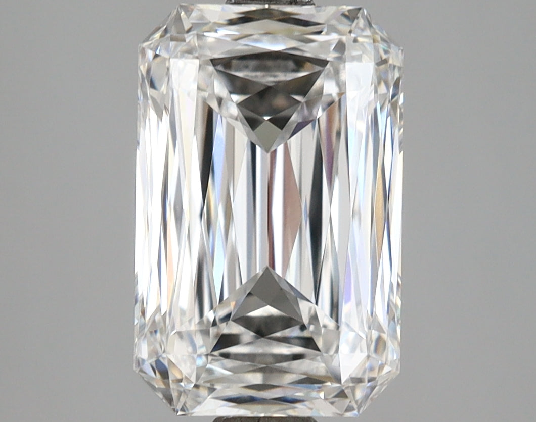 3.60 Carat Radiant Shaped, Excellent Cut, D Color, VVS1 Clarity, IGI Certified Lab Grown Diamond