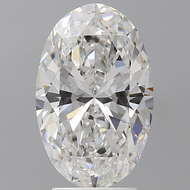 3.50 Carat Oval Shaped, Ideal Cut, E Color, VS1 Clarity, IGI Certified Lab Grown Diamond