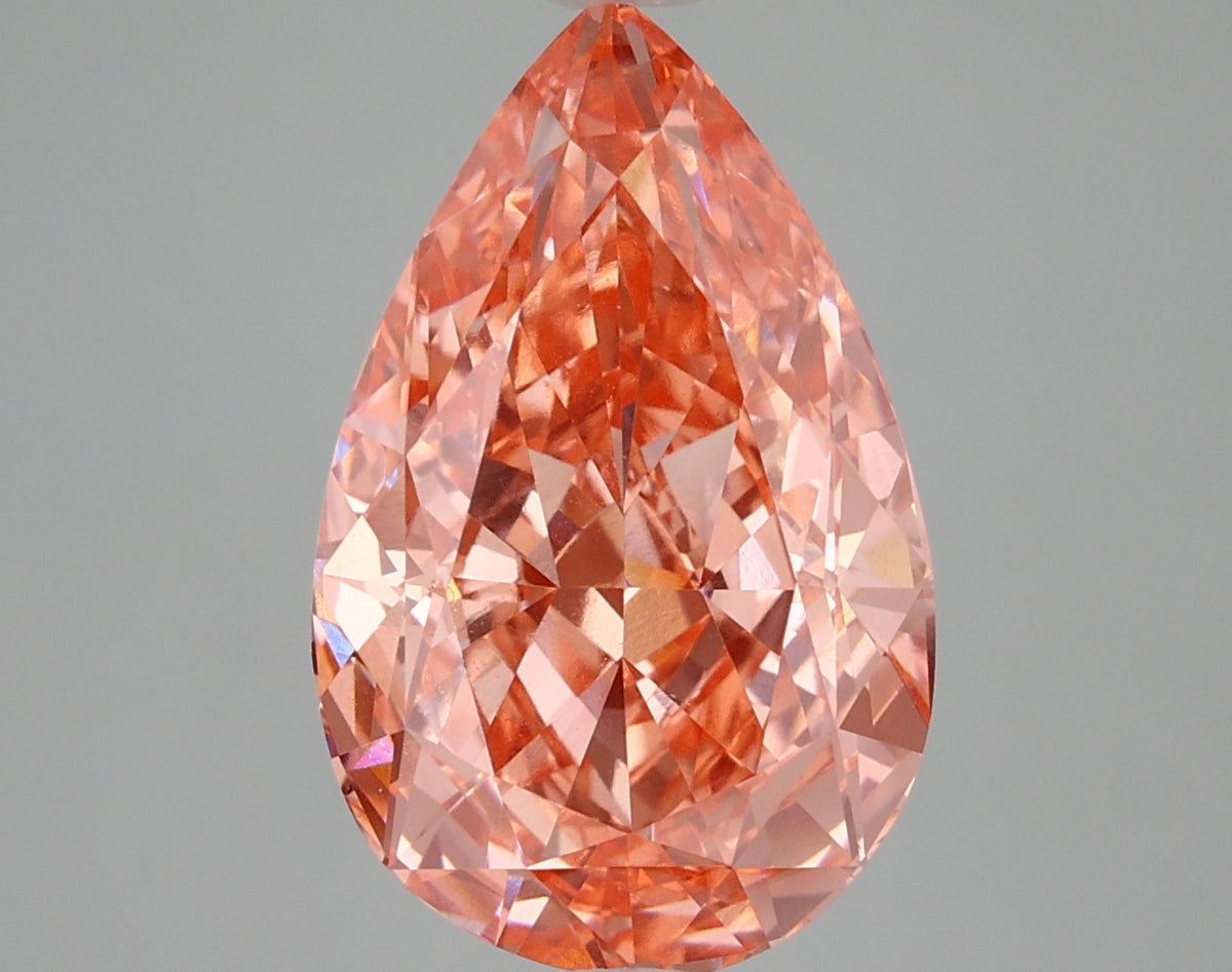 5.83 Carat Pear Shaped, Very Good Cut, VVS2 Clarity, IGI Certified Lab Grown Diamond