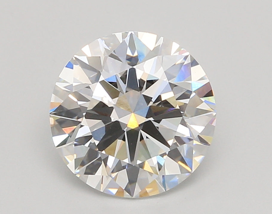3.02 Carat Round Shaped, Ideal Cut, E Color, VVS2 Clarity, IGI Certified Lab Grown Diamond