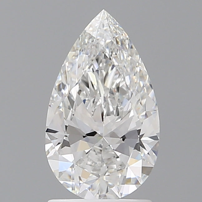 1.59 Carat Pear Shaped, Ideal Cut, E Color, VVS1 Clarity, IGI Certified Lab Grown Diamond
