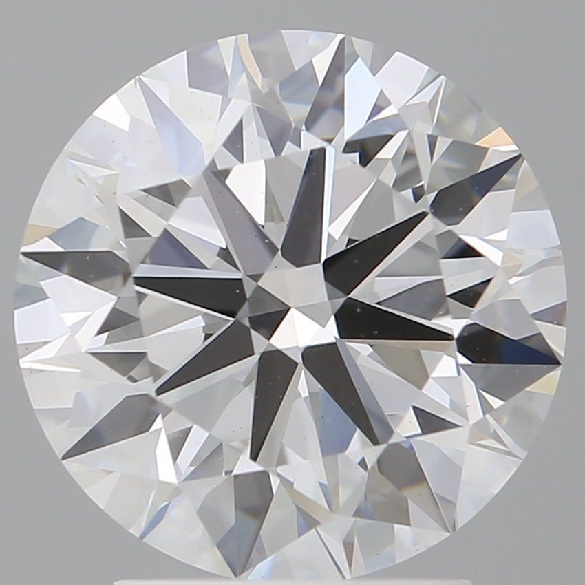 3.03 Carat Round Shaped, Ideal Cut, F Color, VS1 Clarity, IGI Certified Lab Grown Diamond