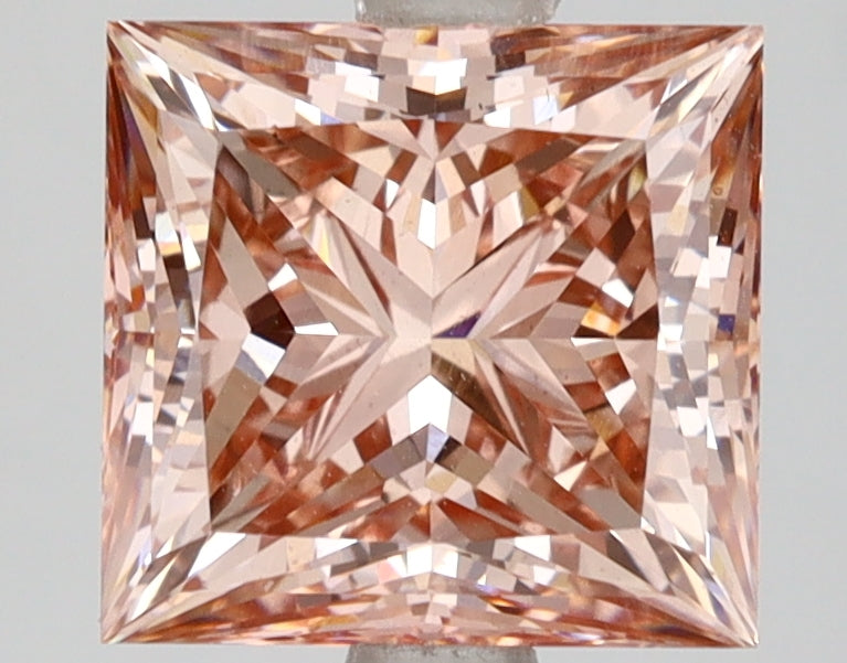 3.02 Carat Princess Shaped, Ideal Cut, VS2 Clarity, IGI Certified Lab Grown Diamond