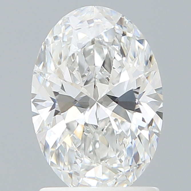 1.58 Carat Oval Shaped, Ideal Cut, D Color, VVS2 Clarity, IGI Certified Lab Grown Diamond