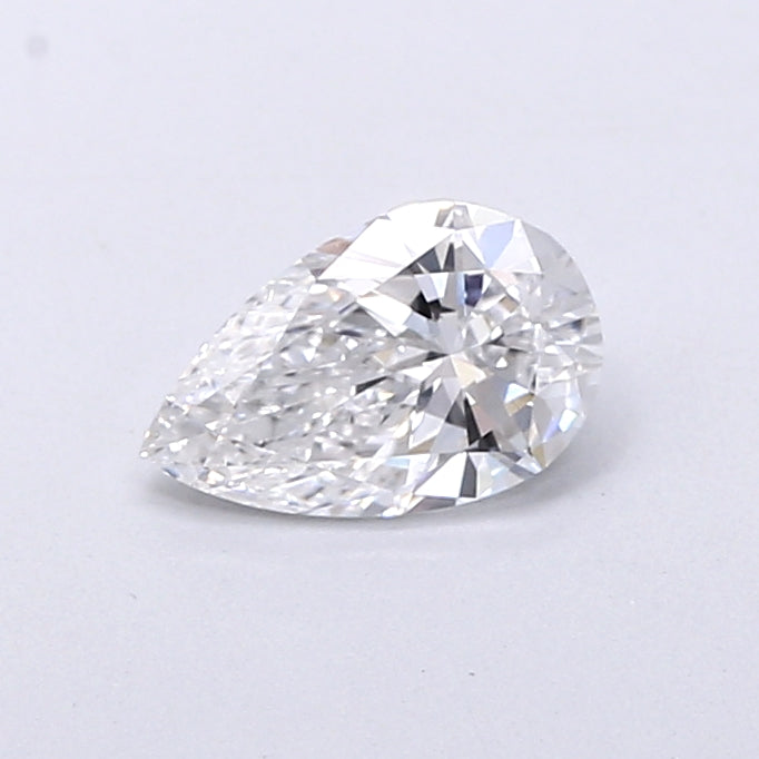 0.71 Carat Pear Shaped, Very Good Cut, D Color, VVS2 Clarity, IGI Certified Lab Grown Diamond