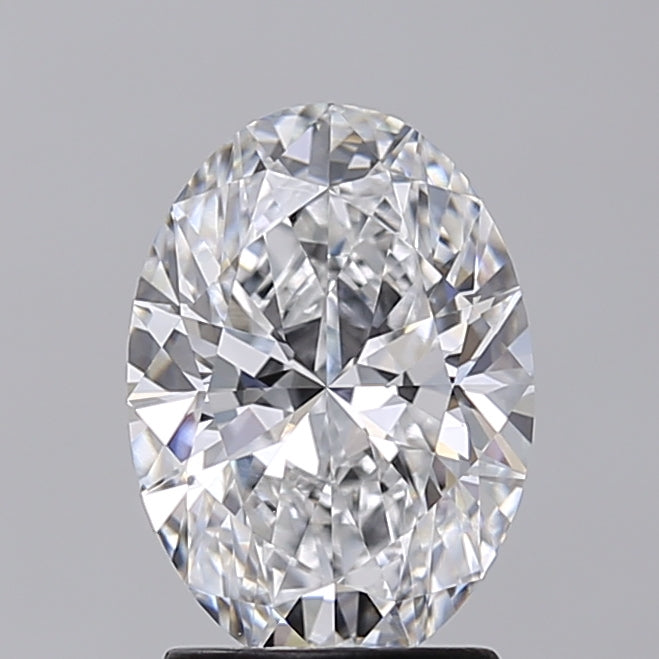 2.02 Carat Oval Shaped, Ideal Cut, D Color, VVS2 Clarity, IGI Certified Lab Grown Diamond