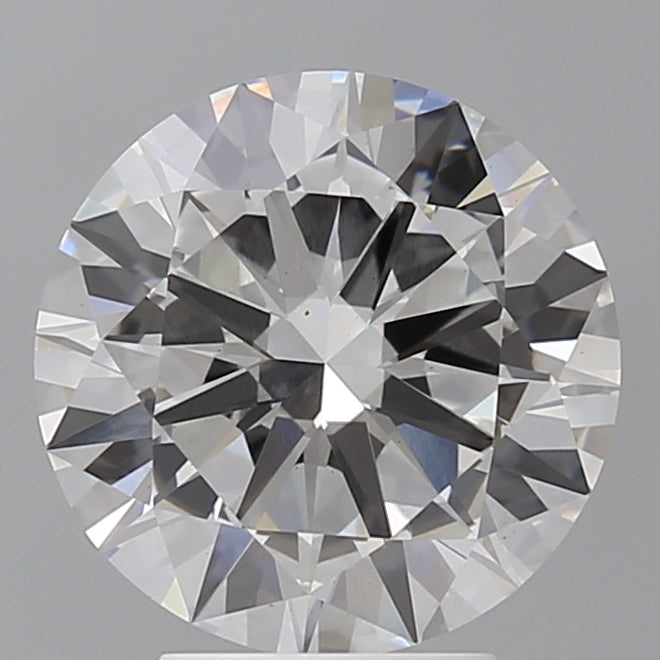 4.01 Carat Round Shaped, Excellent Cut, F Color, VS1 Clarity, IGI Certified Lab Grown Diamond