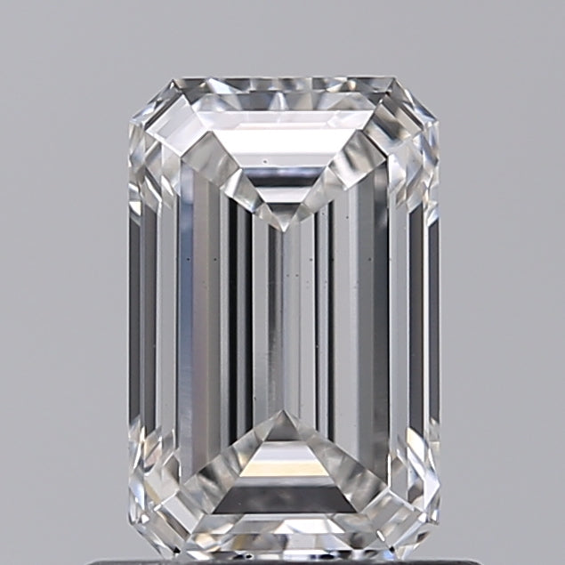 0.91 Carat Emerald Shaped, Ideal Cut, G Color, VS1 Clarity, IGI Certified Lab Grown Diamond