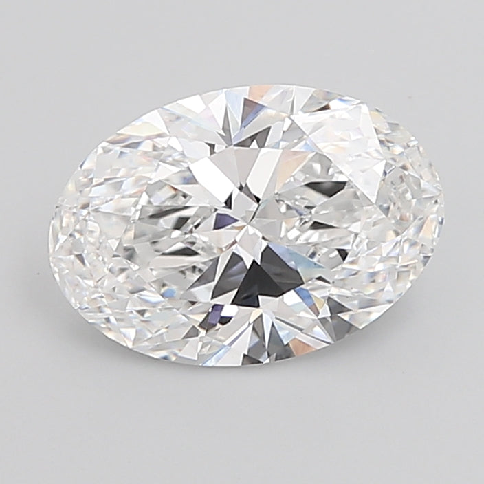4.06 Carat Oval Shaped, Ideal Cut, D Color, VS1 Clarity, IGI Certified Lab Grown Diamond
