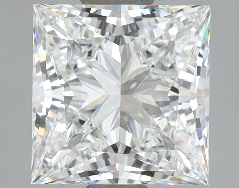 2.32 Carat Princess Shaped, Excellent Cut, D Color, VVS1 Clarity, IGI Certified Lab Grown Diamond