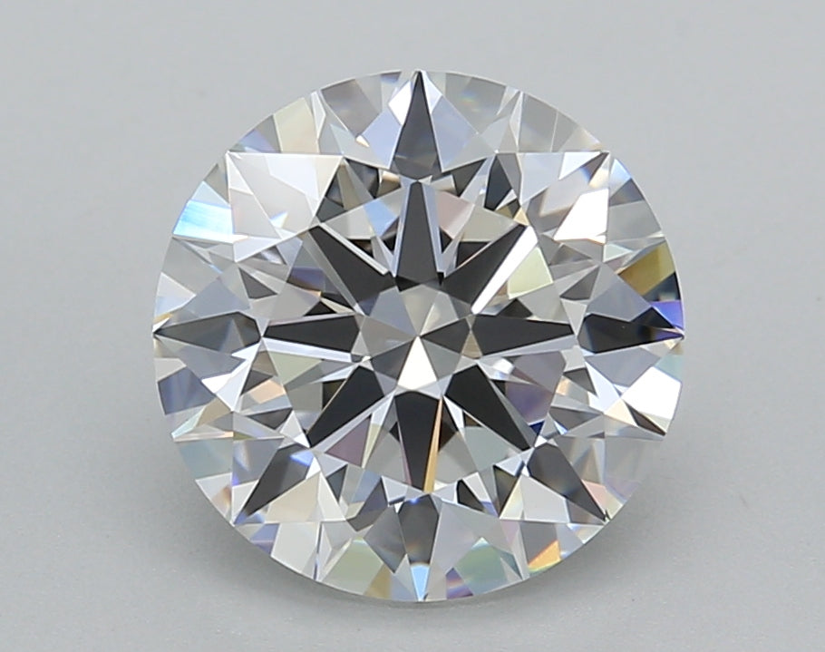 3.01 Carat Round Shaped, Ideal Cut, D Color, VVS2 Clarity, IGI Certified Lab Grown Diamond