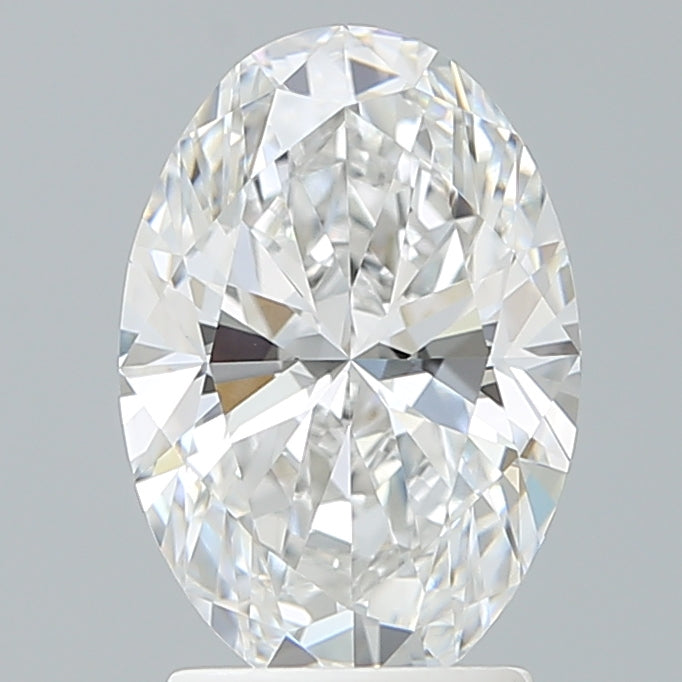 2.50 Carat Oval Shaped, Ideal Cut, D Color, VVS1 Clarity, IGI Certified Lab Grown Diamond