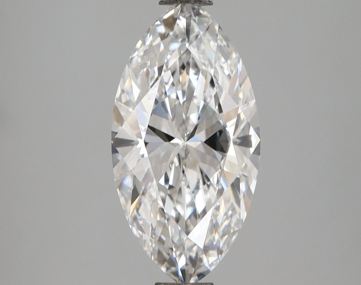 1.03 Carat Marquise Shaped, Ideal Cut, D Color, VVS2 Clarity, IGI Certified Lab Grown Diamond