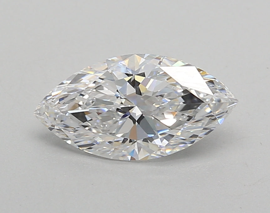 1.02 Carat Marquise Shaped, Excellent Cut, D Color, VVS2 Clarity, IGI Certified Lab Grown Diamond