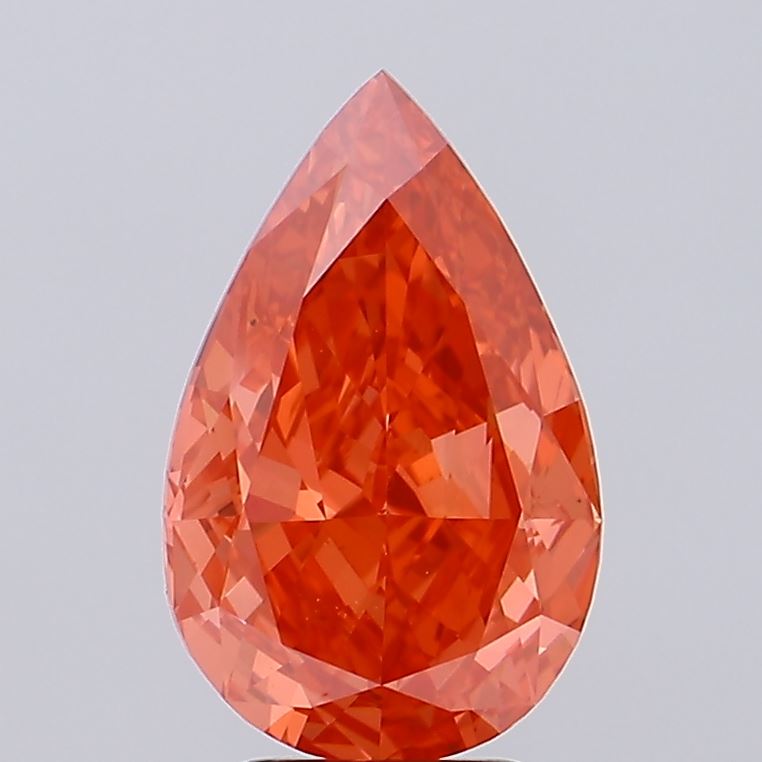 4.41 Carat Pear Shaped, Ideal Cut, VS1 Clarity, IGI Certified Lab Grown Diamond