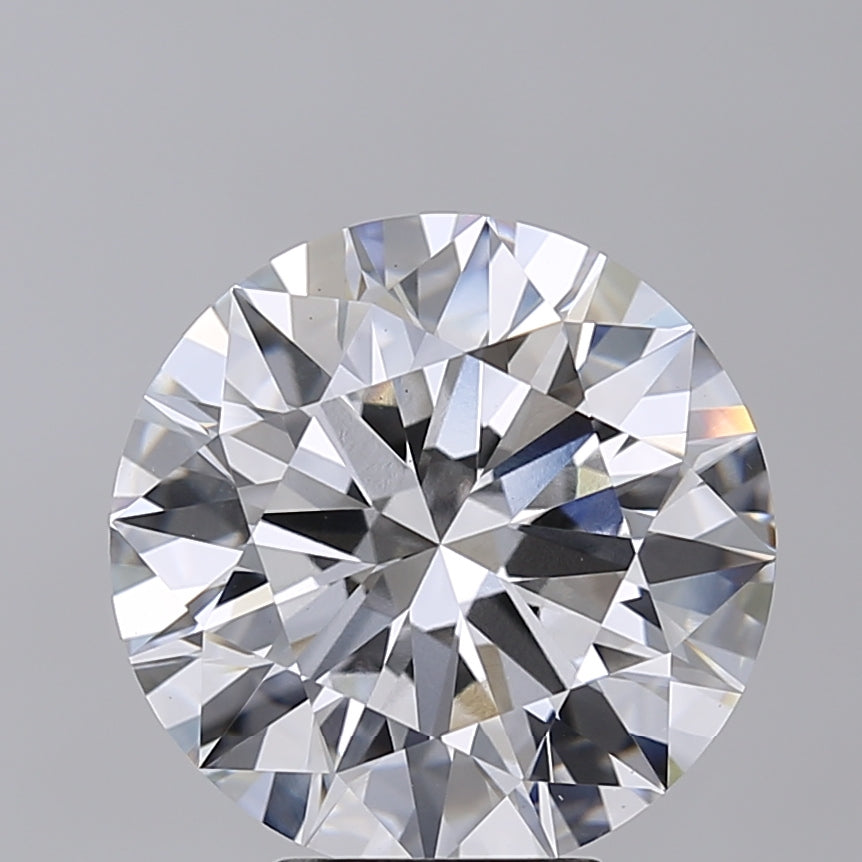 6.02 Carat Round Shaped, Ideal Cut, E Color, VS1 Clarity, IGI Certified Lab Grown Diamond