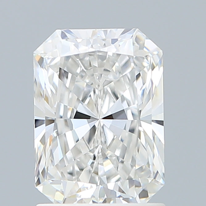 1.61 Carat Radiant Shaped, Ideal Cut, E Color, VVS2 Clarity, IGI Certified Lab Grown Diamond