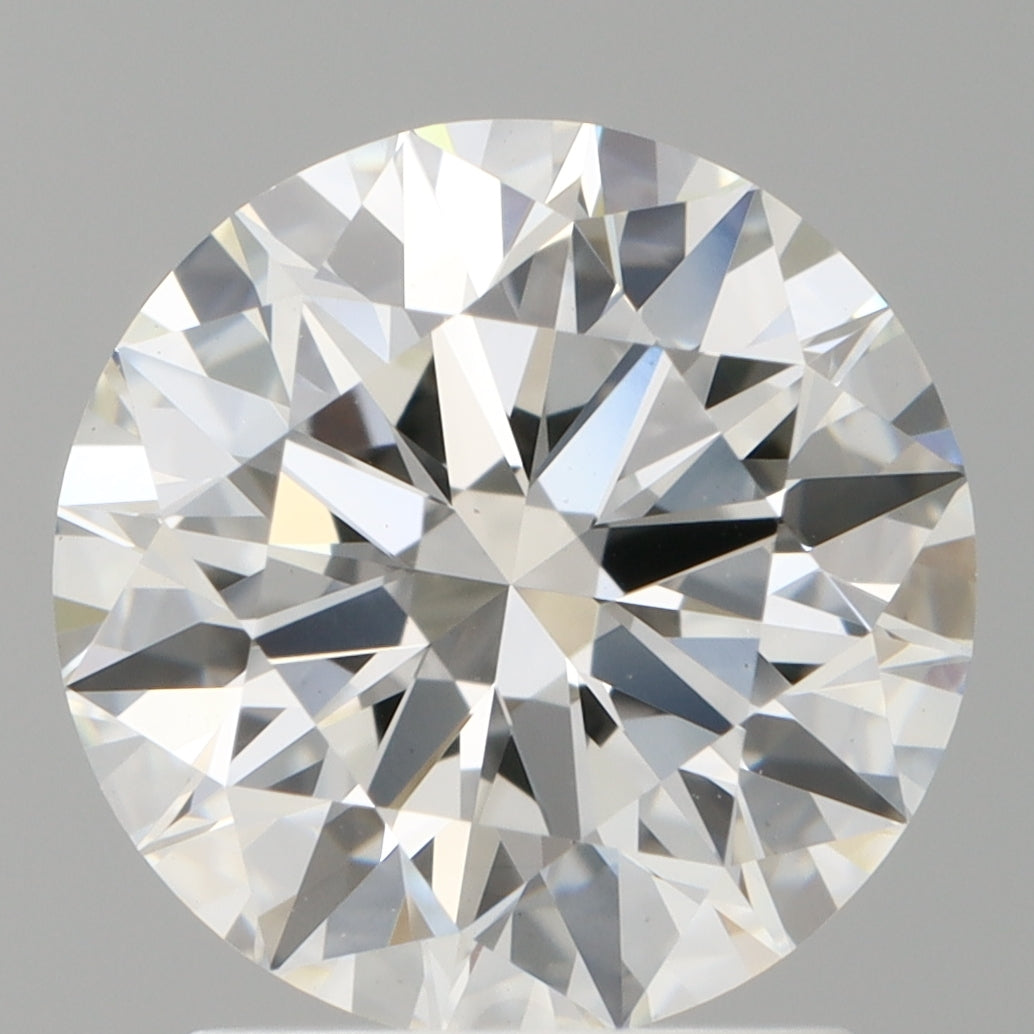 2.10 Carat Round Shaped, Ideal Cut, E Color, VVS2 Clarity, IGI Certified Lab Grown Diamond