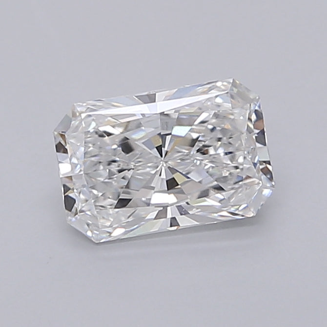 1.05 Carat Radiant Shaped, Ideal Cut, D Color, VVS2 Clarity, IGI Certified Lab Grown Diamond