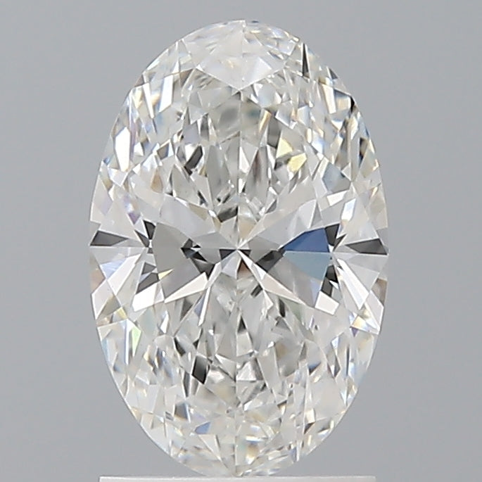 1.60 Carat Oval Shaped, Ideal Cut, E Color, VVS2 Clarity, IGI Certified Lab Grown Diamond