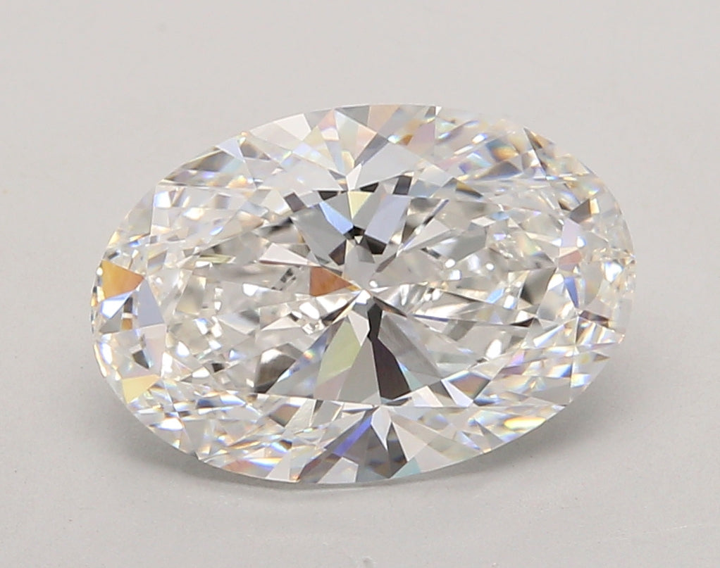 4.03 Carat Oval Shaped, Ideal Cut, E Color, VVS1 Clarity, IGI Certified Lab Grown Diamond