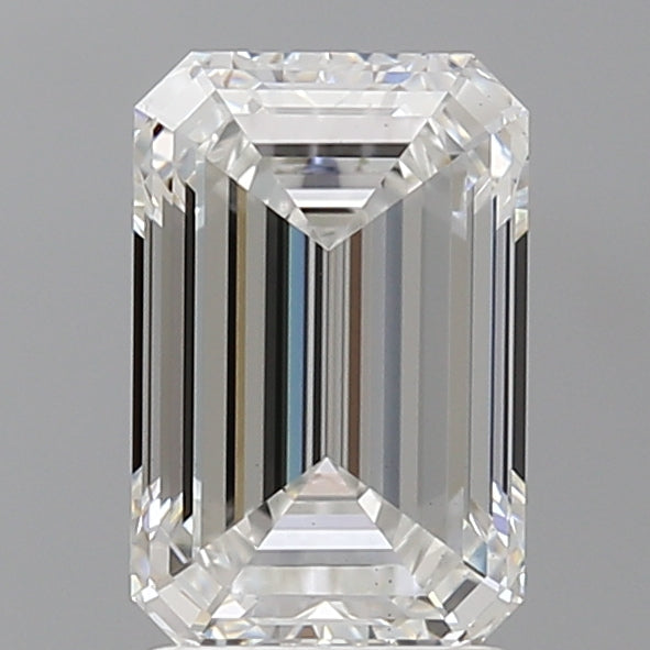 2.57 Carat Emerald Shaped, Ideal Cut, E Color, VS1 Clarity, IGI Certified Lab Grown Diamond