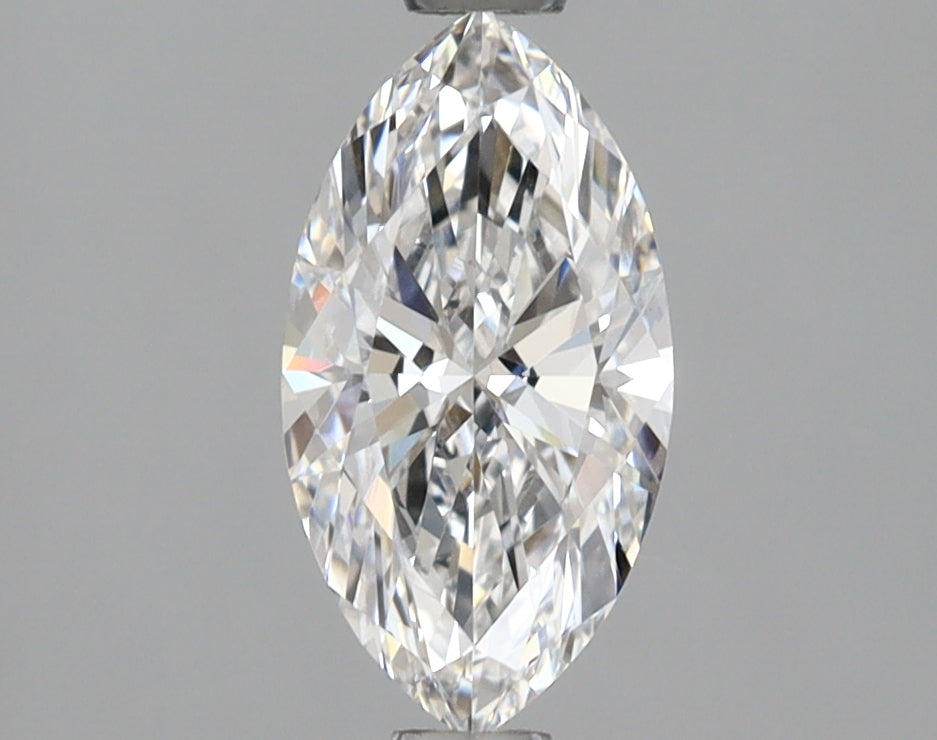 1.08 Carat Marquise Shaped, Ideal Cut, D Color, VVS2 Clarity, IGI Certified Lab Grown Diamond