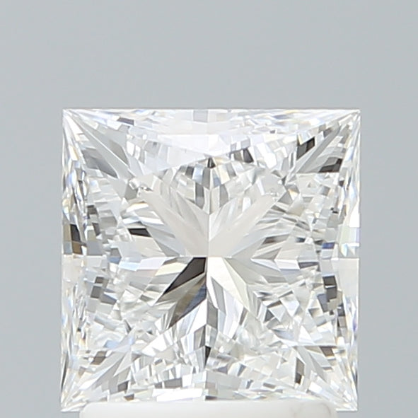 2.09 Carat Princess Shaped, Ideal Cut, E Color, VVS2 Clarity, IGI Certified Lab Grown Diamond