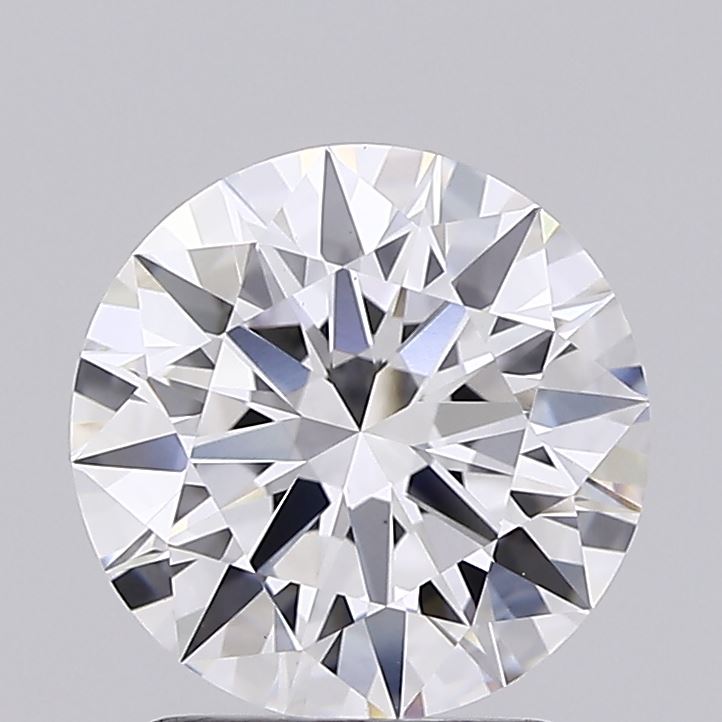 2.17 Carat Round Shaped, Ideal Cut, D Color, VVS2 Clarity, IGI Certified Lab Grown Diamond