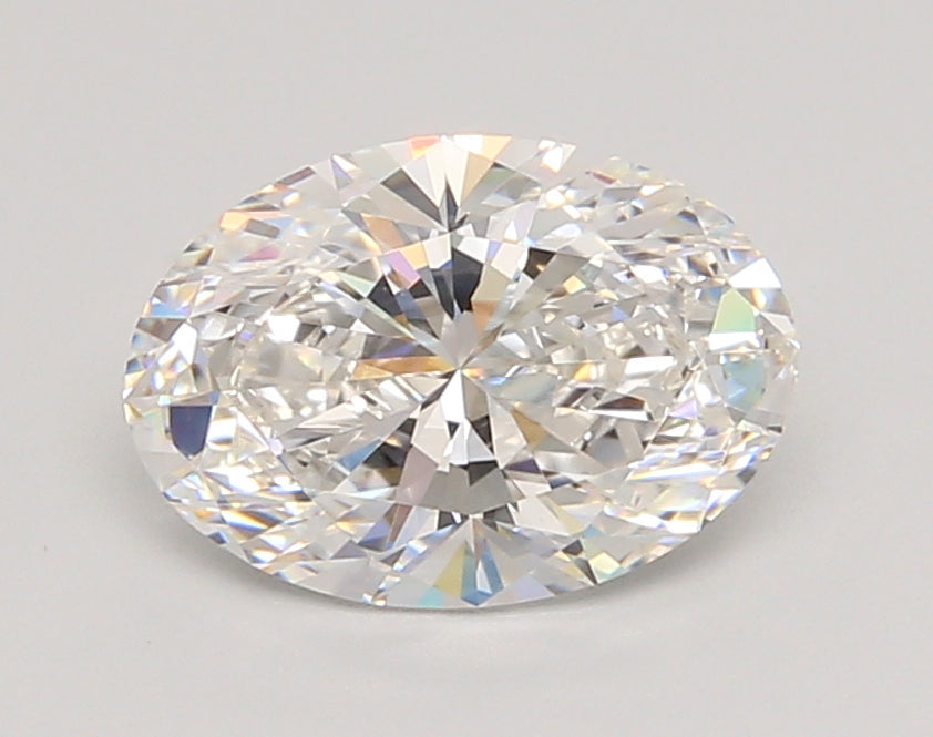 2.06 Carat Oval Shaped, Ideal Cut, E Color, VVS1 Clarity, IGI Certified Lab Grown Diamond