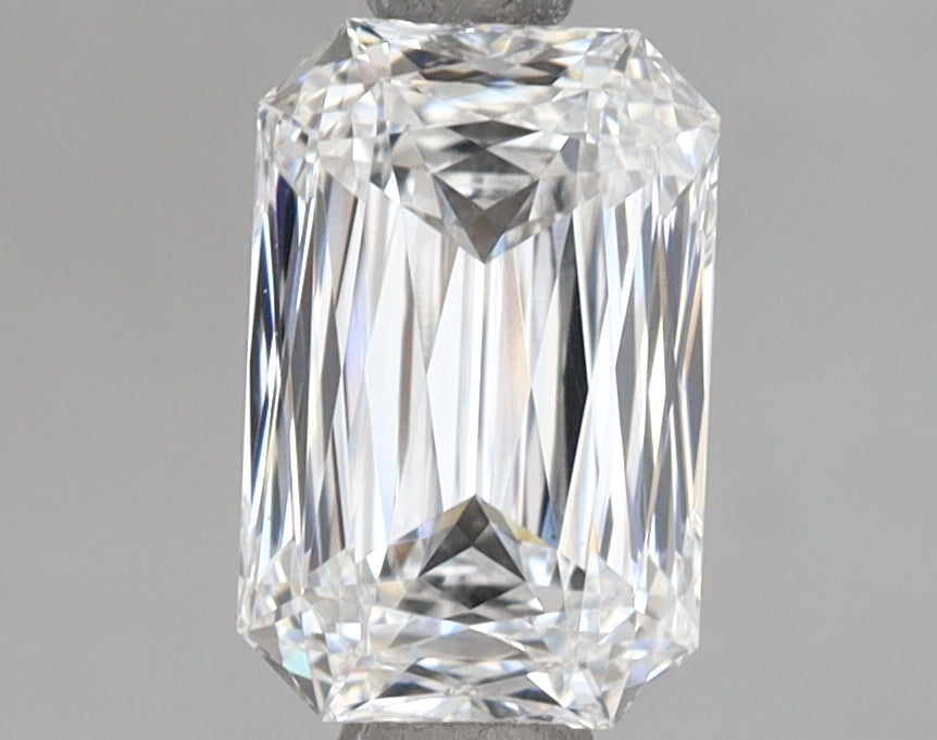 1.31 Carat Radiant Shaped, Excellent Cut, D Color, VS1 Clarity, IGI Certified Lab Grown Diamond