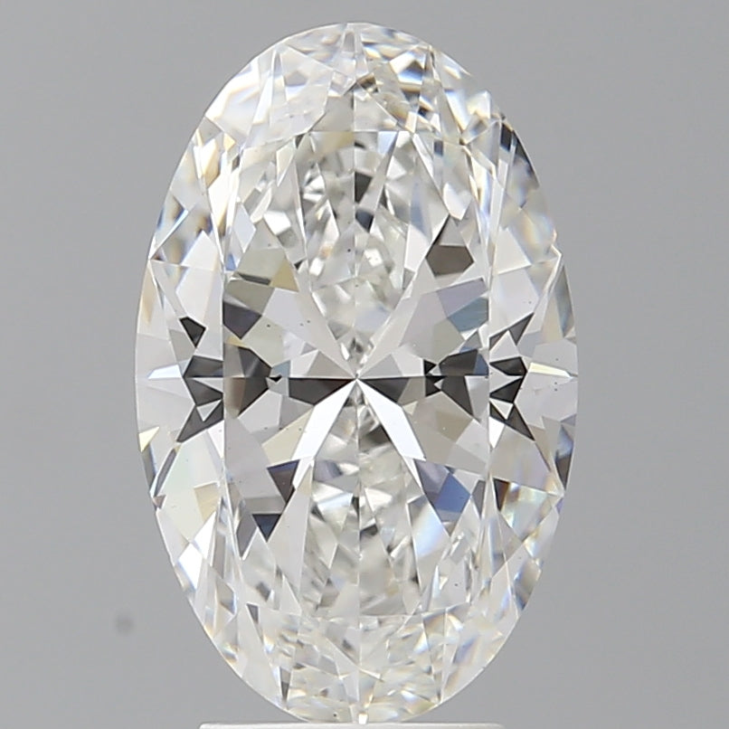 4.04 Carat Oval Shaped, Ideal Cut, F Color, VS2 Clarity, IGI Certified Lab Grown Diamond